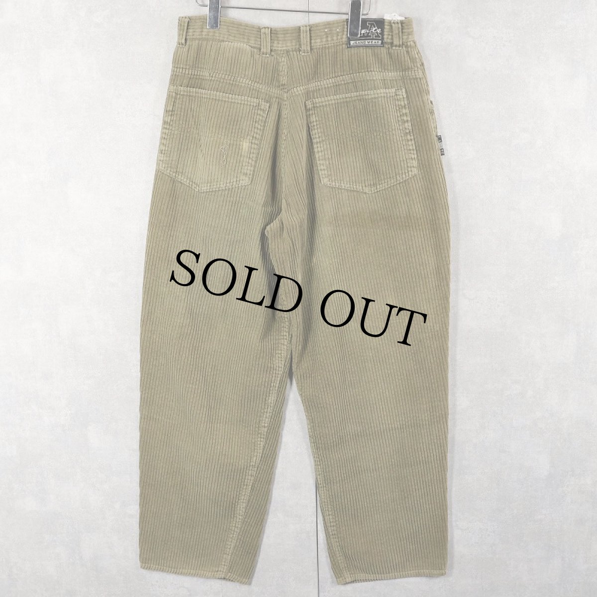 画像2: LA GATE JEANS WEAR 太畝 コーデュロイパンツ W33 (2)