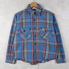 画像1: 70's FROSTPROOF チェック柄 ヘビーネルシャツ SIZE15 (1)