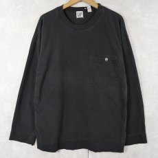 画像1: 90's GAP ポケットロンT BLACK XL (1)