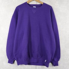 画像1: 90's RUSSELL ATHLETIC USA製 前V スウェット XL (1)