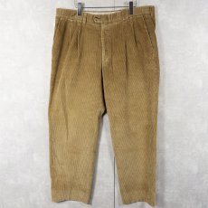 画像1: BURBERRY 2タック コーデュロイパンツ W33 (1)