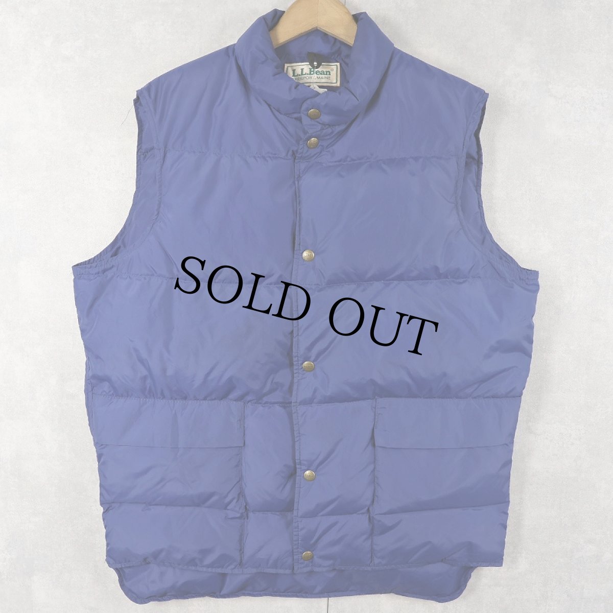 画像1: 80's L.L.Bean ダウンベスト (1)