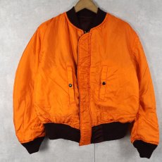 画像2: 80's 民間品 ALPHA INDUSTRIES,INC. USA製 MA-1 フライトジャケット M (2)