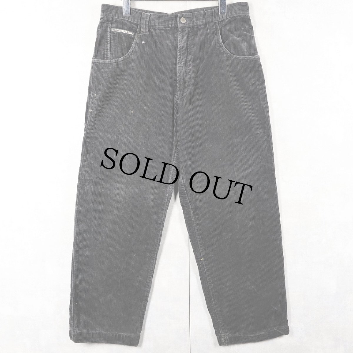 画像1: QUIKSILVER コーデュロイパンツ BLACK M (1)