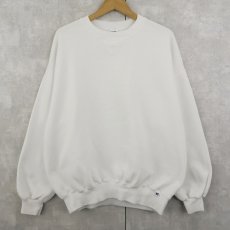 画像1: 90's RUSSELL ATHLETIC USA製 前V 無地スウェット XL (1)