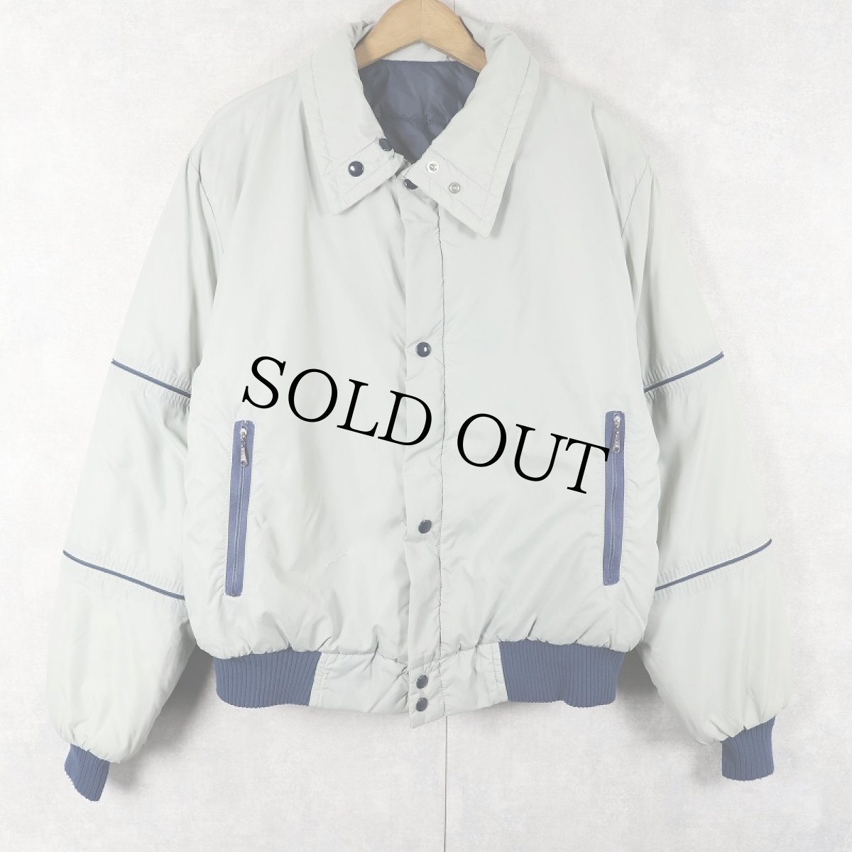 画像1: 70's USA製 中綿入り ナイロンスキージャケット (1)