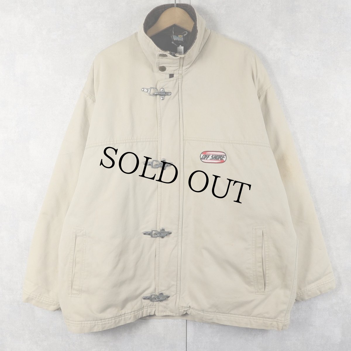 画像1: OFF SHORE 中綿入り ファイヤーマンジャケット XL (1)