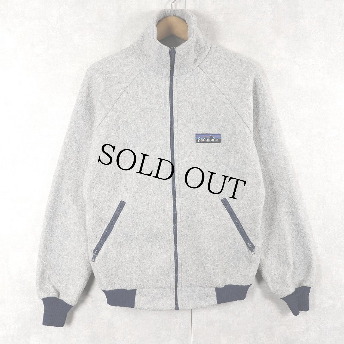 画像1: 80's Patagonia デカタグ フリースジップジャケット M (1)