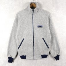 画像1: 80's Patagonia デカタグ フリースジップジャケット M (1)