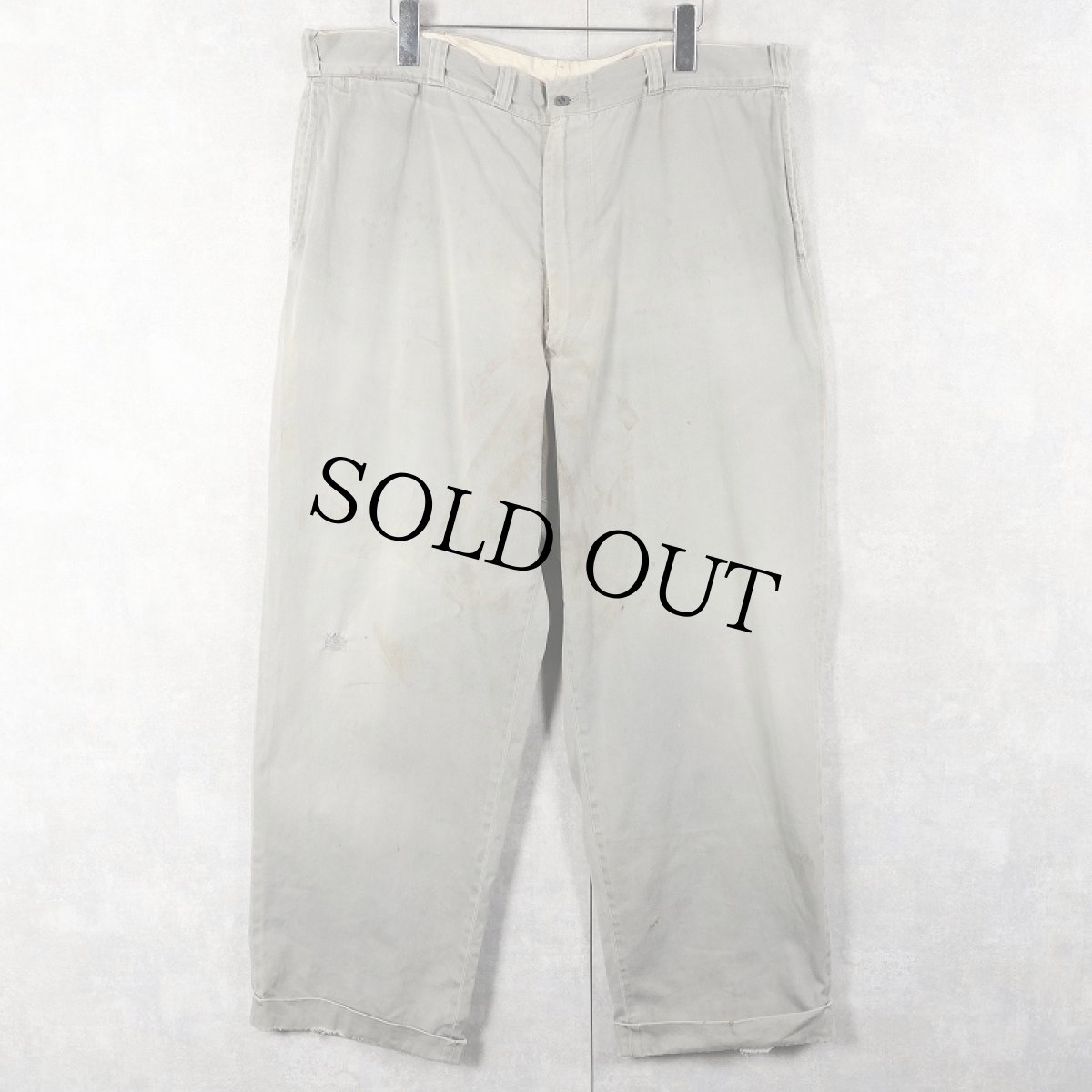 画像1: 50's SANFORIZED チノトラウザーズ W39 (1)