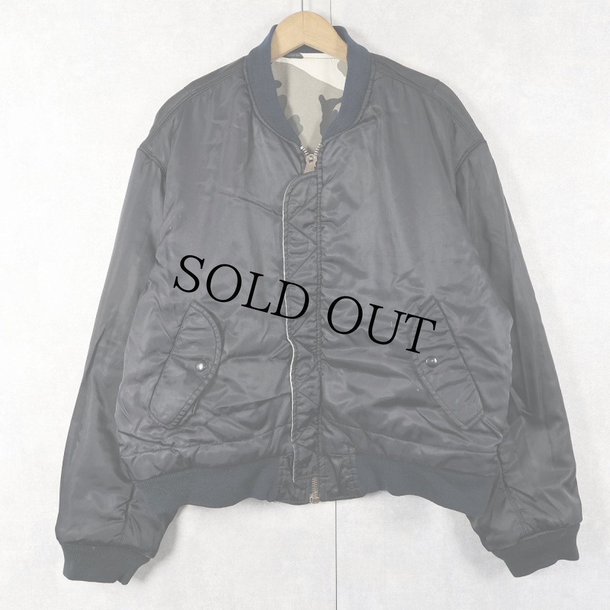 画像2: "MA-1 TYPE" シティーカモ柄 フライトジャケット L (2)