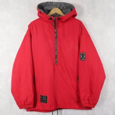 画像1: XS EXES 中綿入り ハーフジップ ナイロンスキージャケット S (1)