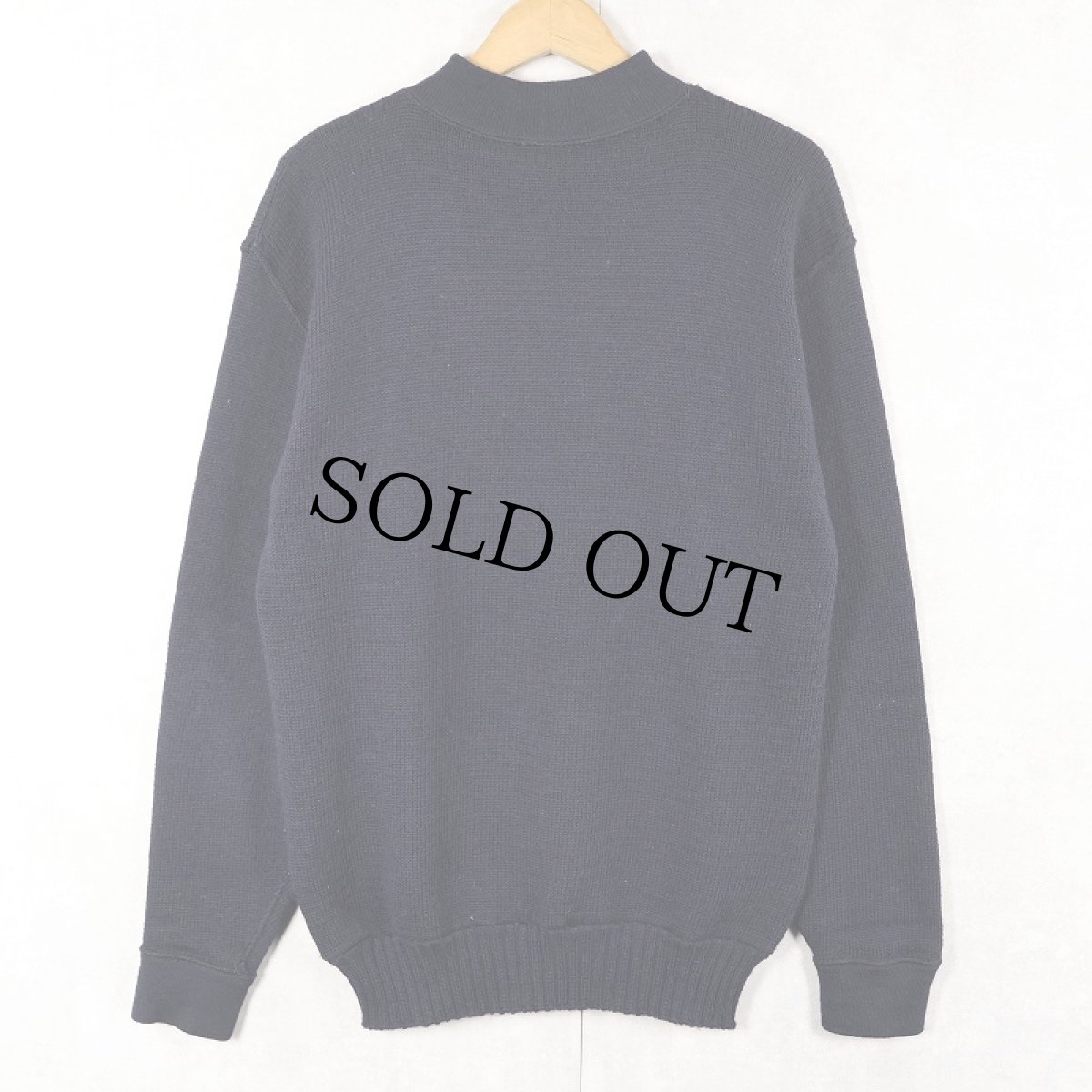 画像1: 60's U.S.NAVY GOBウールニットセーター NAVY XL (1)