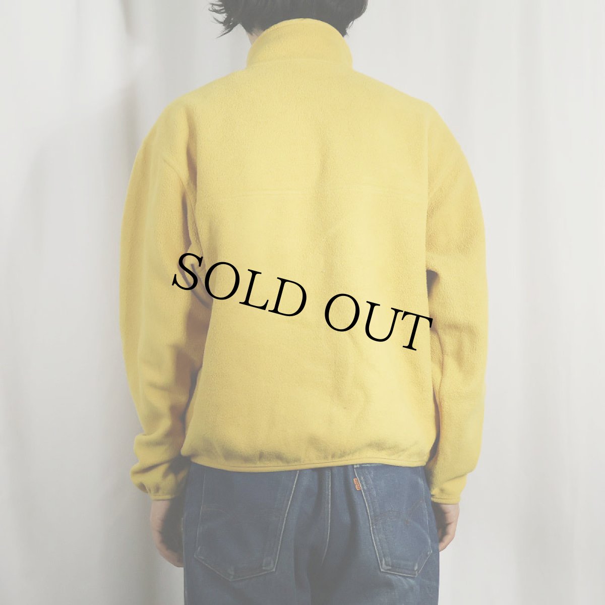 画像3: 80〜90's L.L.Bean USA製 筆記体ロゴ刺繍 ハーフスナップフリースジャケット (3)