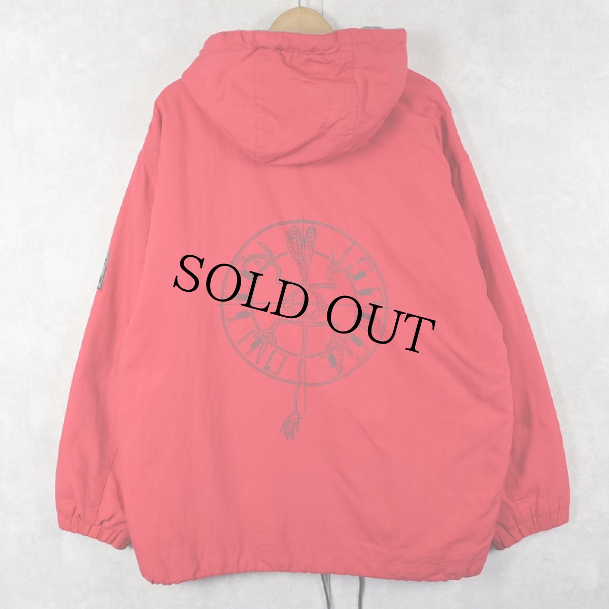 画像2: XS EXES 中綿入り ハーフジップ ナイロンスキージャケット S (2)