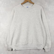 画像1: 90's RUSSELL ATHLETIC USA製 前V 無地スウェット L (1)