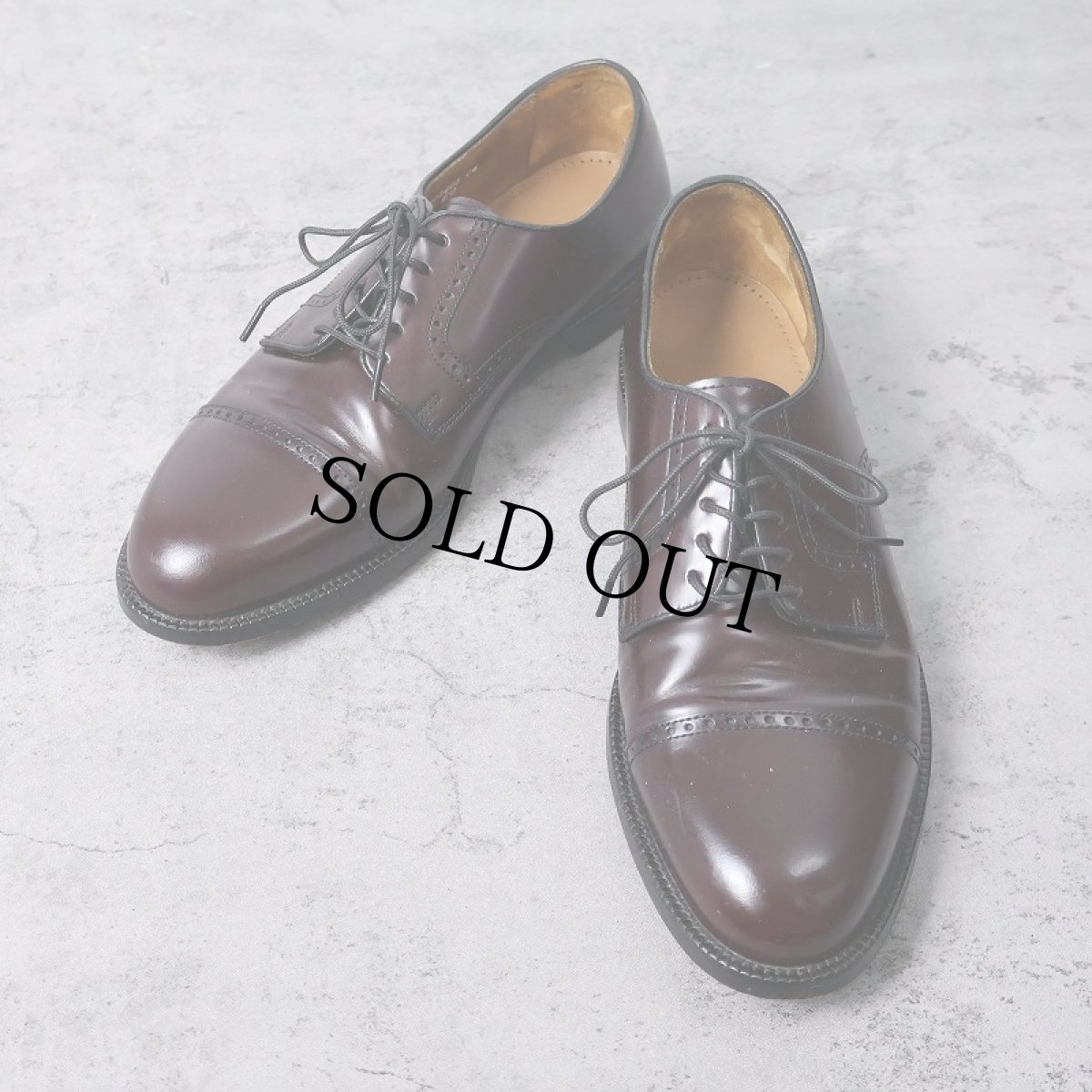 画像1: 80〜90's COLEHAAN ストレートチップレザーシューズ 28cm (1)