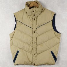 画像1: 80's Woolrich ウエスタンデザイン ダウンベスト (1)