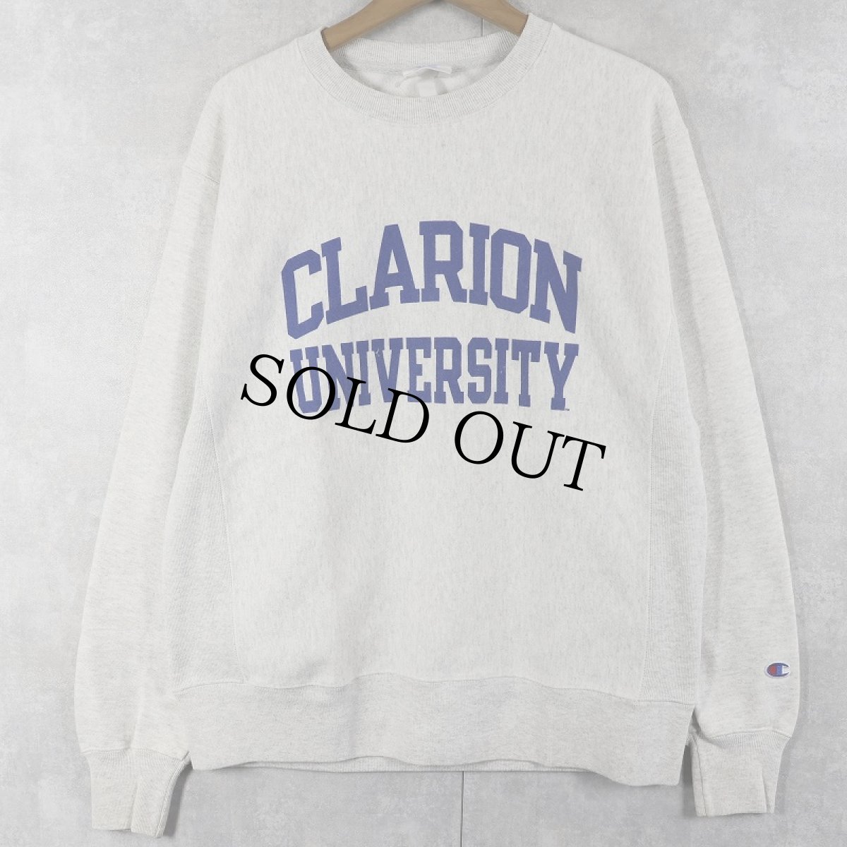 画像1: Champion REVERSE WEAVE "CLARION UNIVERSITY" プリントスウェット M (1)