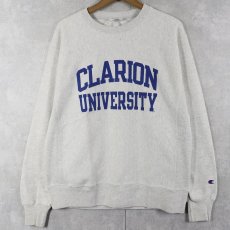 画像1: Champion REVERSE WEAVE "CLARION UNIVERSITY" プリントスウェット M (1)