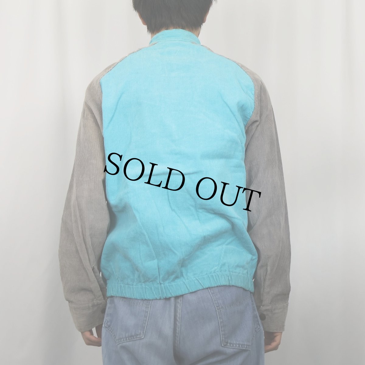 画像5: 80's Ocean Pacific 2トーン コーデュロイジップジャケット (5)