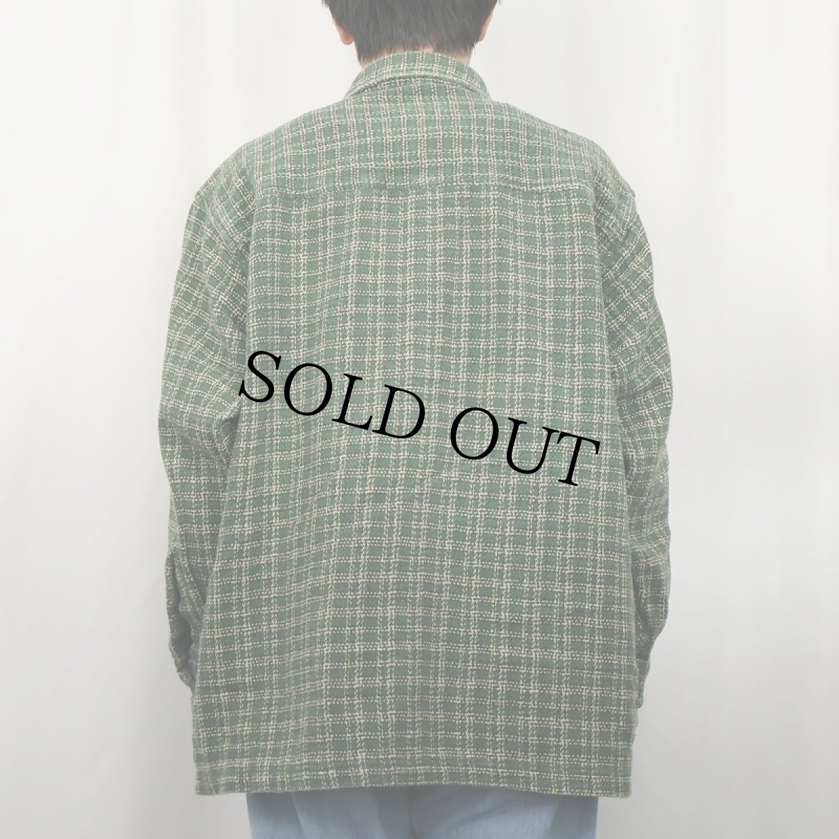 画像5: Ocean Pacific チェック柄 コットンシャツ XL (5)