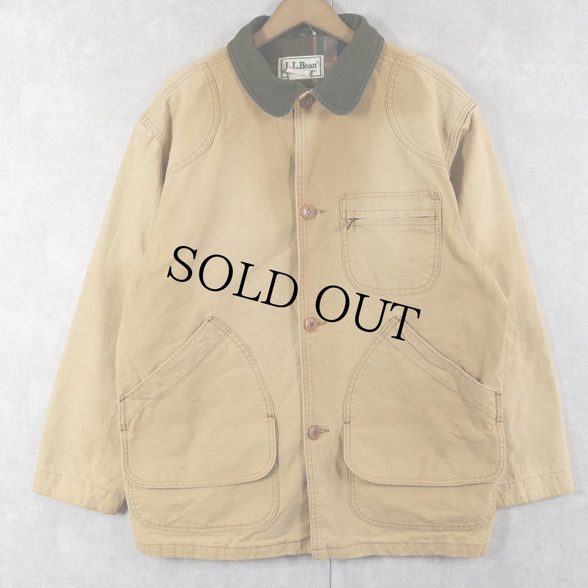 画像1: 80〜90's L.L.Bean USA製 ダックハンティングジャケット M (1)