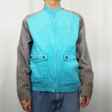 画像4: 80's Ocean Pacific 2トーン コーデュロイジップジャケット (4)