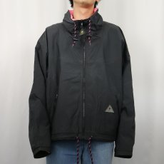 画像5: 90's Ocean Pacific ナイロンジャケット BLACK XL (5)