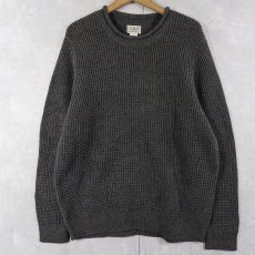 画像1: L.L.Bean ロールネック コットンニットセーター L (1)