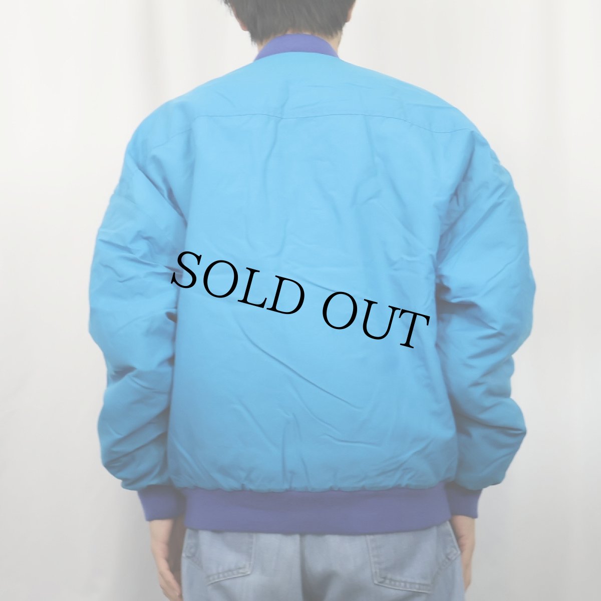 画像4: 80's Ocean Pacific 中綿入り デザインナイロンジャケット (4)