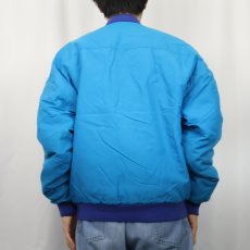 画像4: 80's Ocean Pacific 中綿入り デザインナイロンジャケット (4)