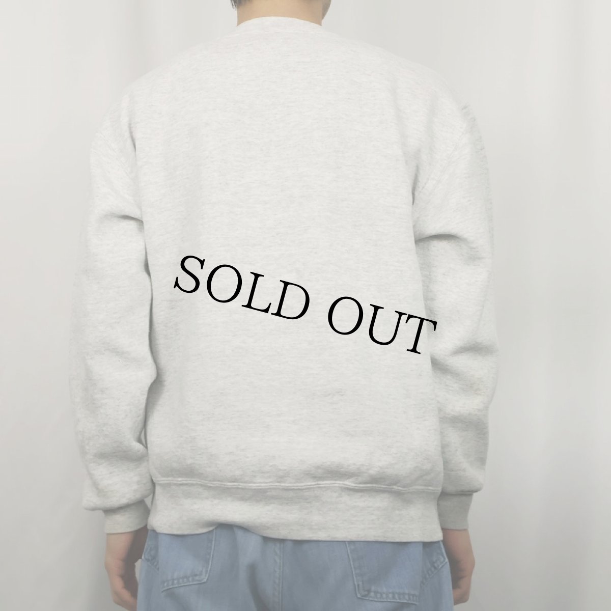 画像3: 90's RUSSELL ATHLETIC USA製 前V 無地スウェット L (3)