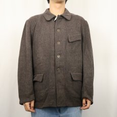 画像2: 50's FRENCH ウールファーマーズジャケット (2)