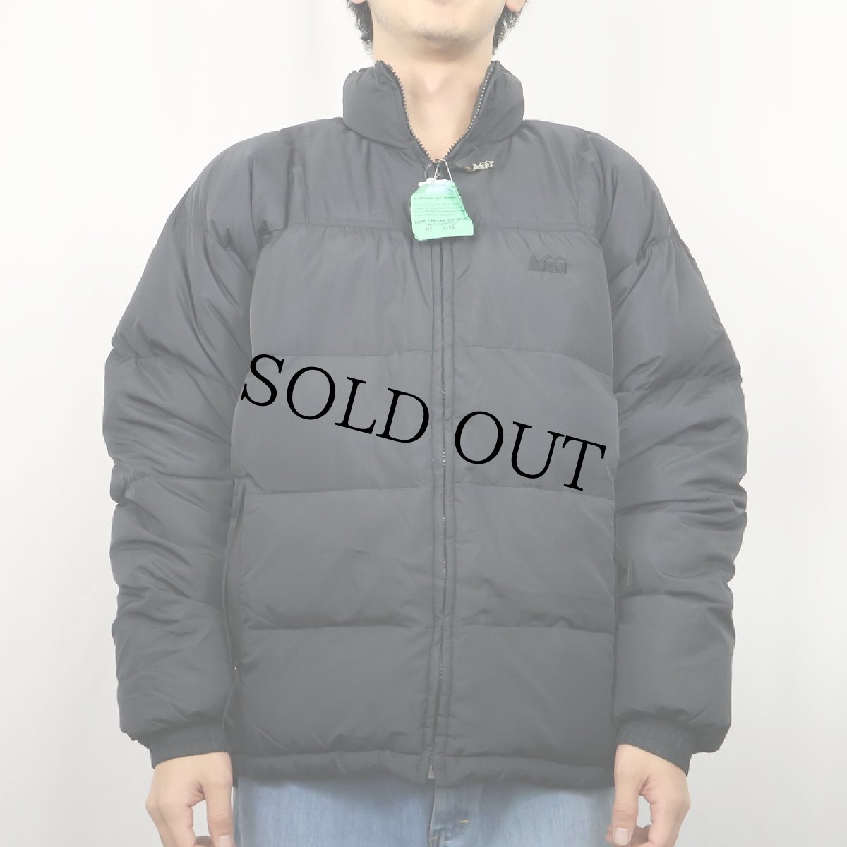 画像2: 90's REI ダウンジャケット BLACK M (2)