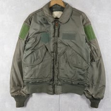 画像1: 80's U.S.AIR FORCE CWU-45/P フライトジャケット MEDIUM (1)