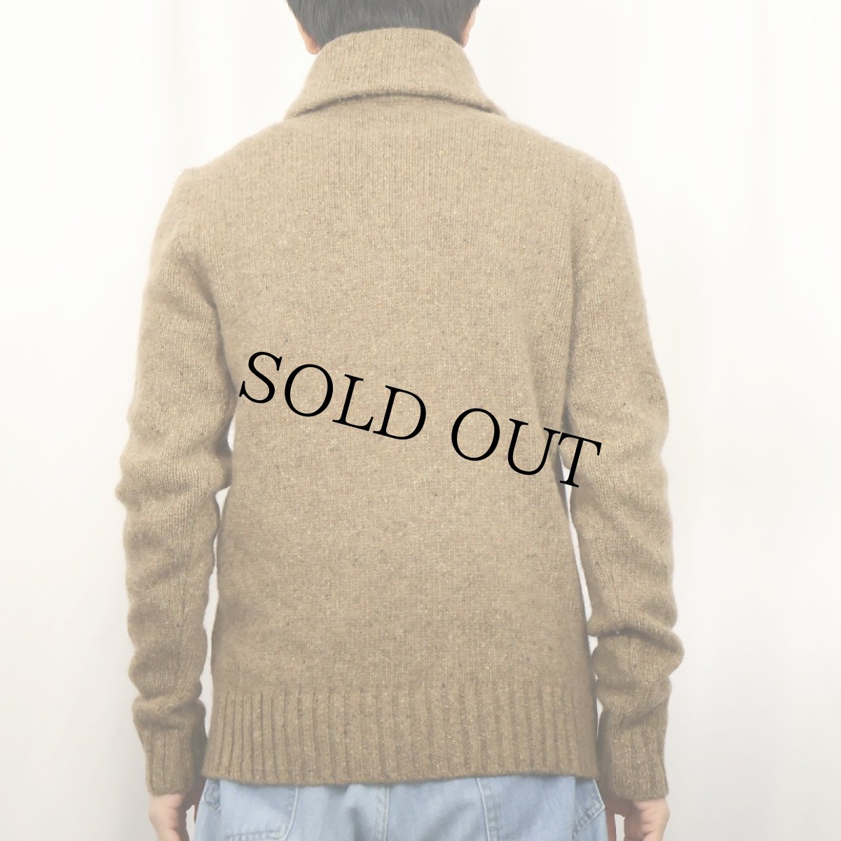 画像3: POLO Ralph Lauren ヘンリーネック ウール×カシミアニットセーター S (3)