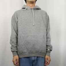 画像2: 90's RUSSELL ATHLETIC USA製 ロゴ刺繍 スウェットフーディー L (2)