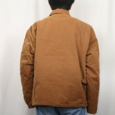 画像3: GAP キルティングライナー コットン×ナイロンジップジャケット L (3)