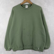 画像1: 90's RUSSELL ATHLETIC USA製 前V 無地スウェット XL (1)