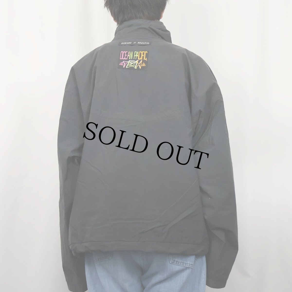 画像6: 90's Ocean Pacific ナイロンジャケット BLACK XL (6)