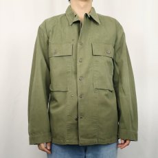 画像2: 40's U.S.ARMY 13スターボタン M-43 HBTジャケット 36R (2)