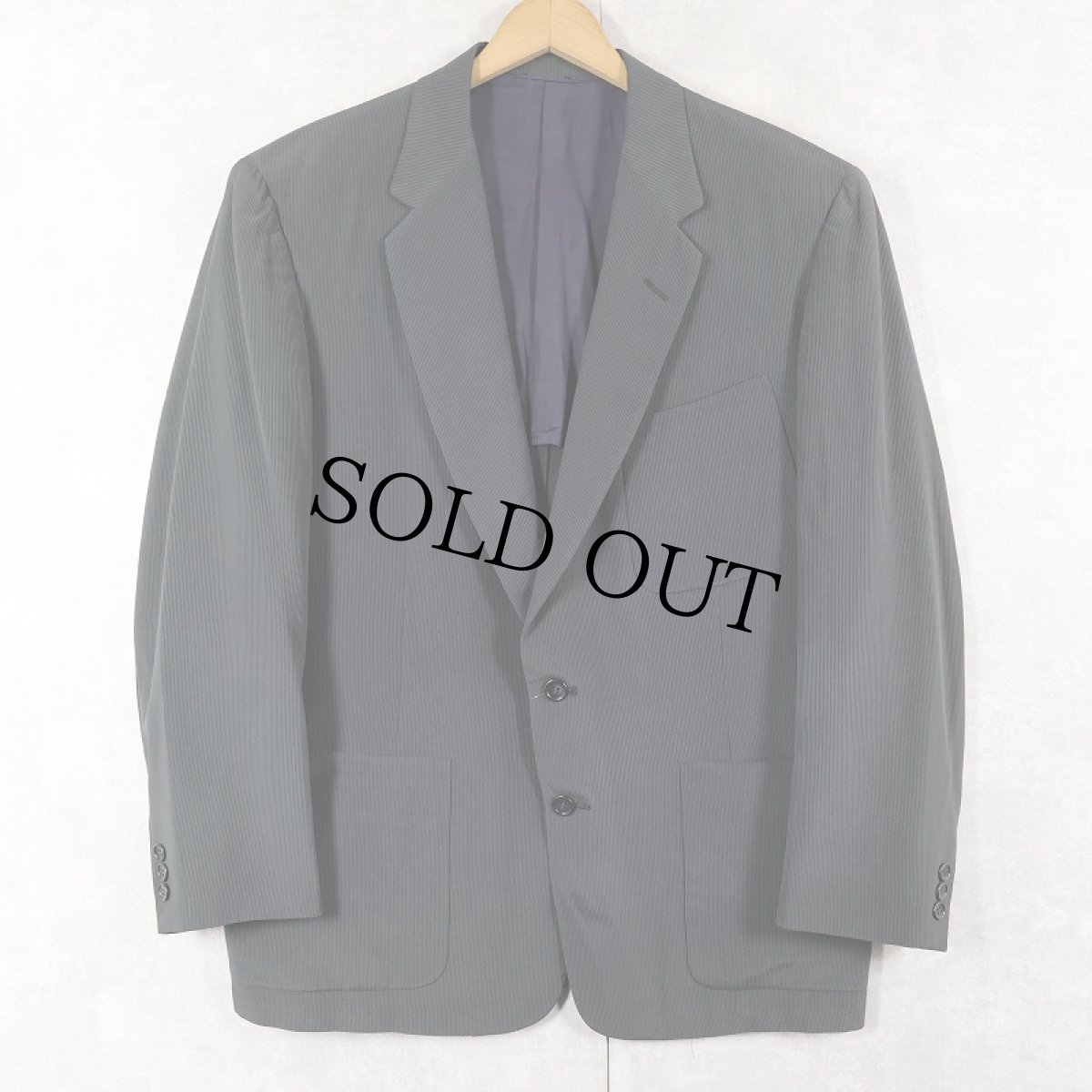 画像1: 80〜90's Michaels Stern ストライプ柄 テーラードジャケット SIZE40 (1)