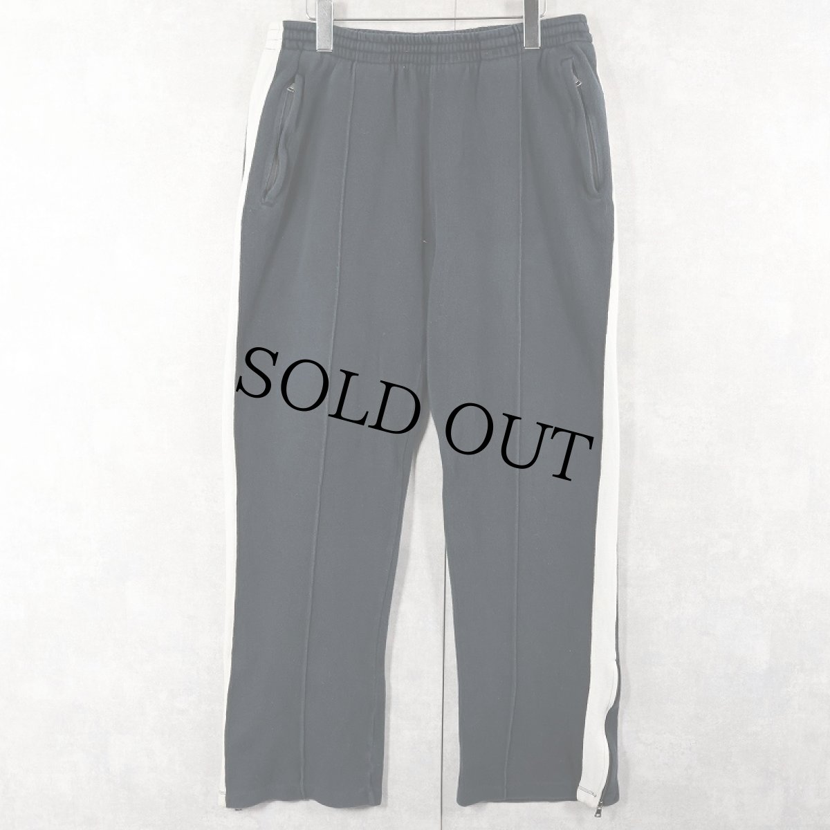 画像1: POLO Ralph Lauren サイドライン スウェットパンツ BLACK M (1)