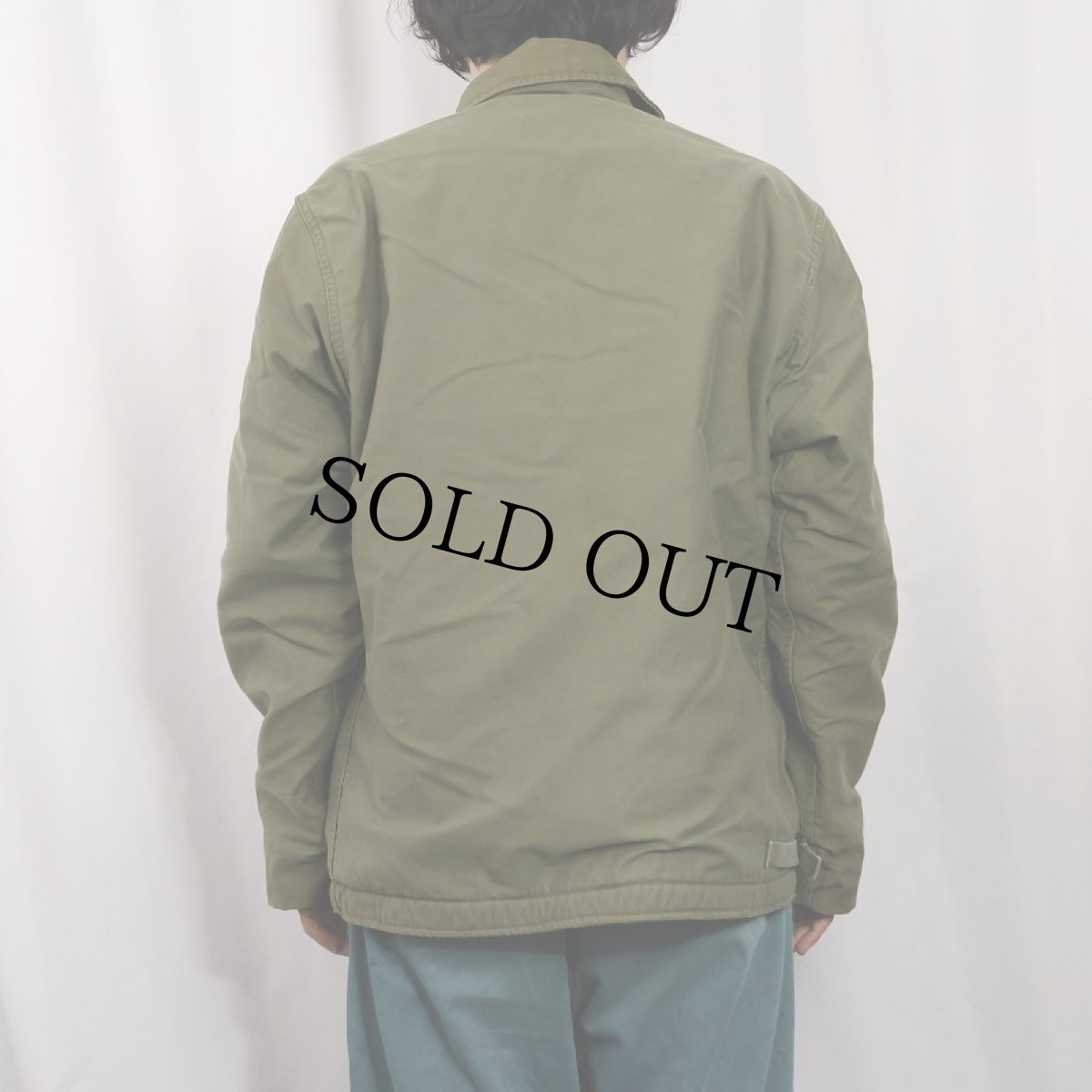 画像3: 70's U.S.NAVY A-2 デッキジャケット LARGE (3)