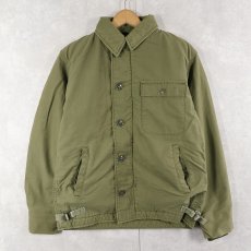 画像1: 70's U.S.NAVY A-2 デッキジャケット (1)