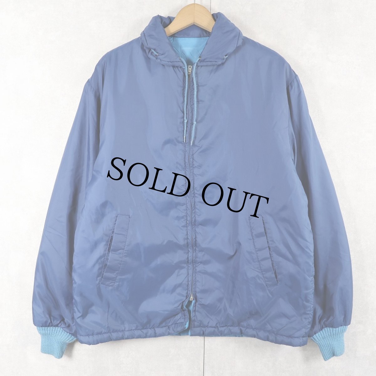 画像1: 70's リバーシブル 中綿入りジャケット (1)