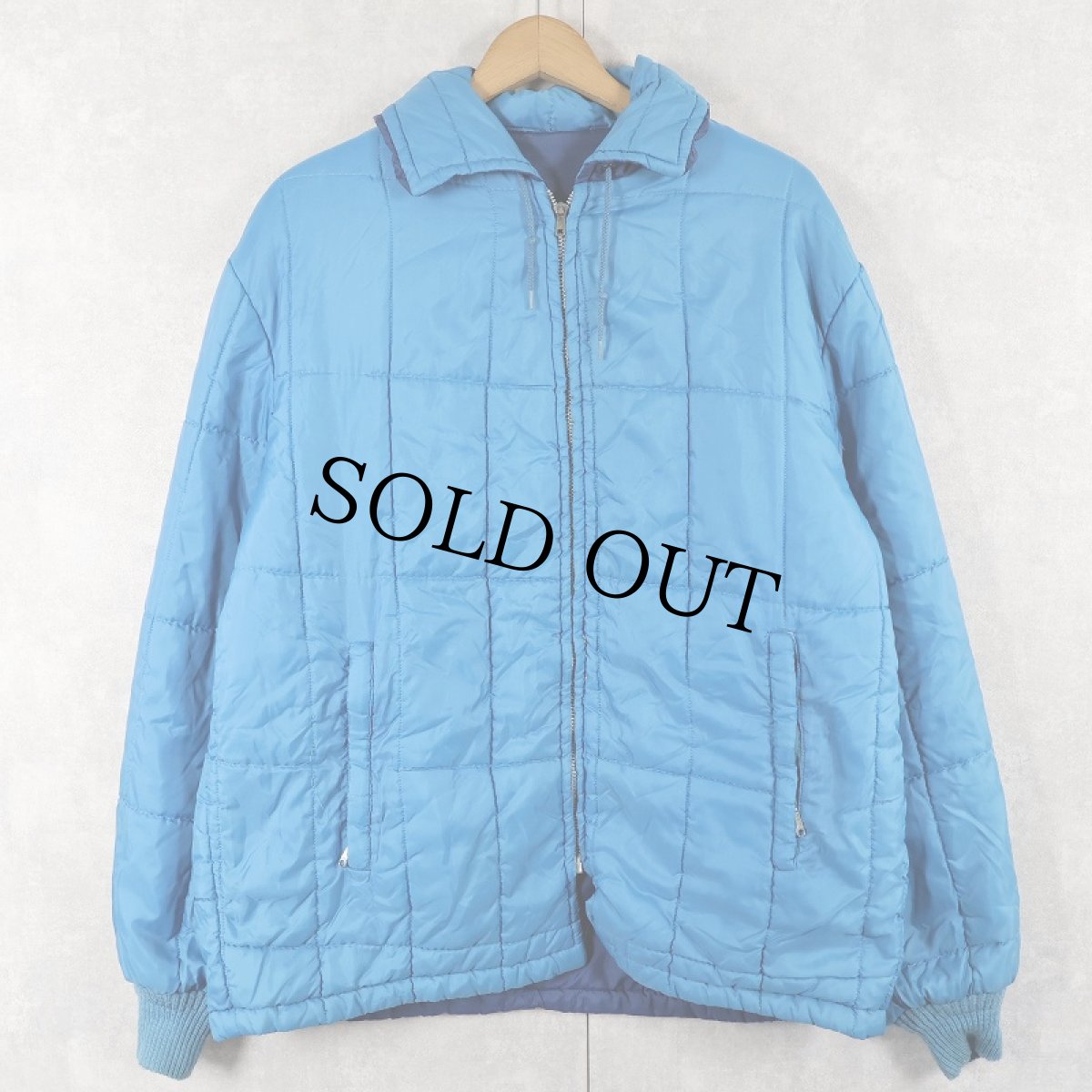 画像2: 70's リバーシブル 中綿入りジャケット (2)