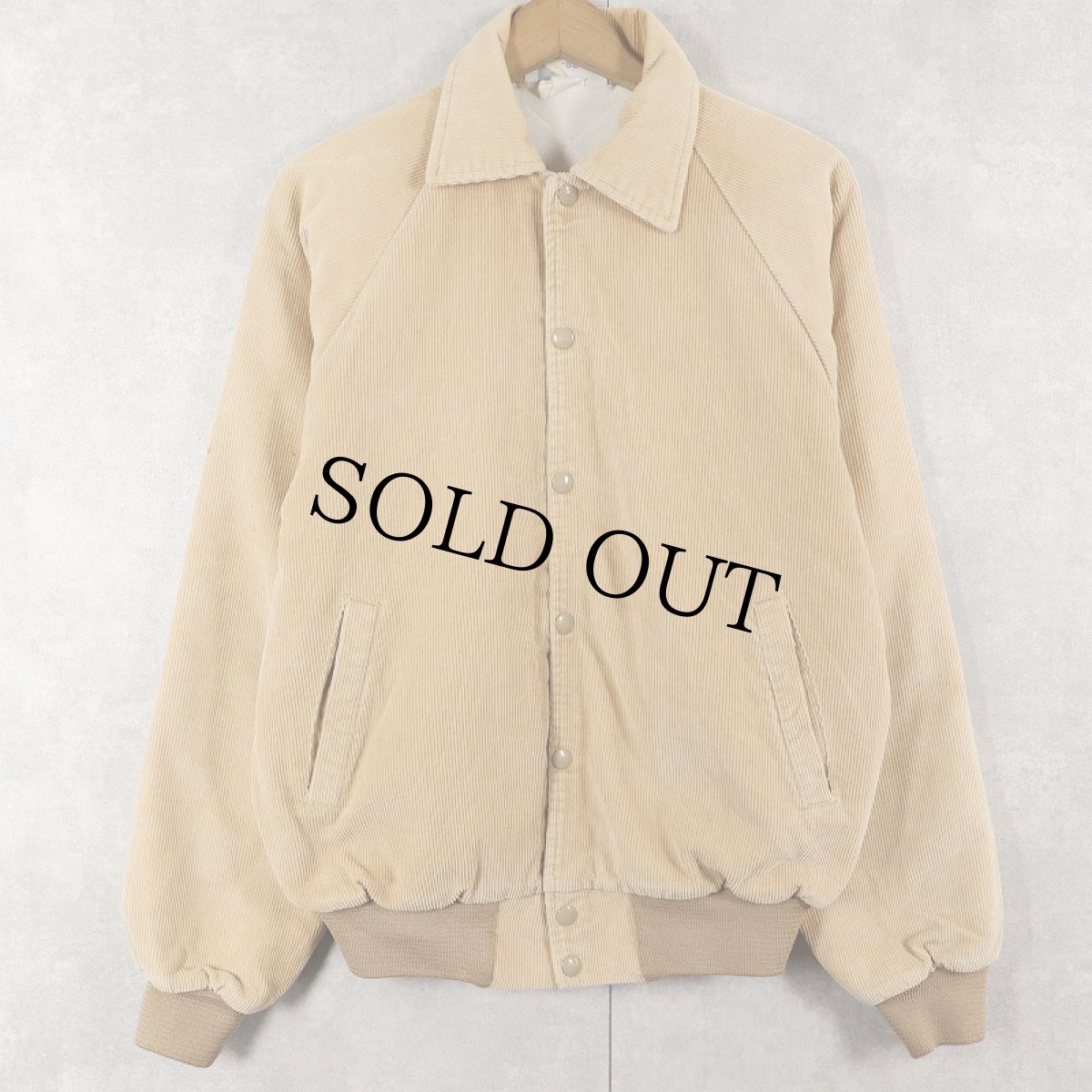 画像1: 【SALE】 80's K-BRAND USA製 コーデュロイスタジャン S (1)