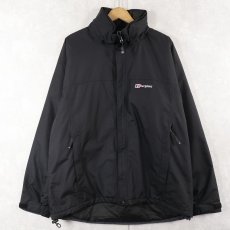 画像1: berghaus "AQ2" 中綿入り ナイロンジャケット BLACK XL (1)